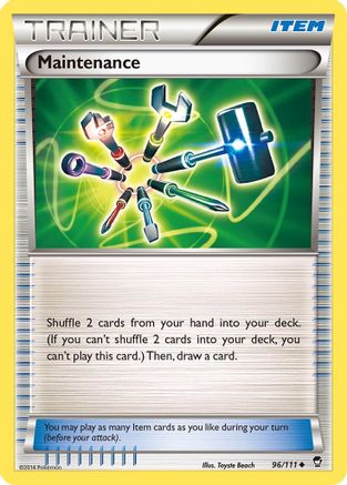 Maintenance 096/111 - XY Furious Fists