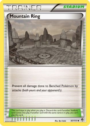 Mountain Ring 097/111 - XY Furious Fists Reverse Holofoil