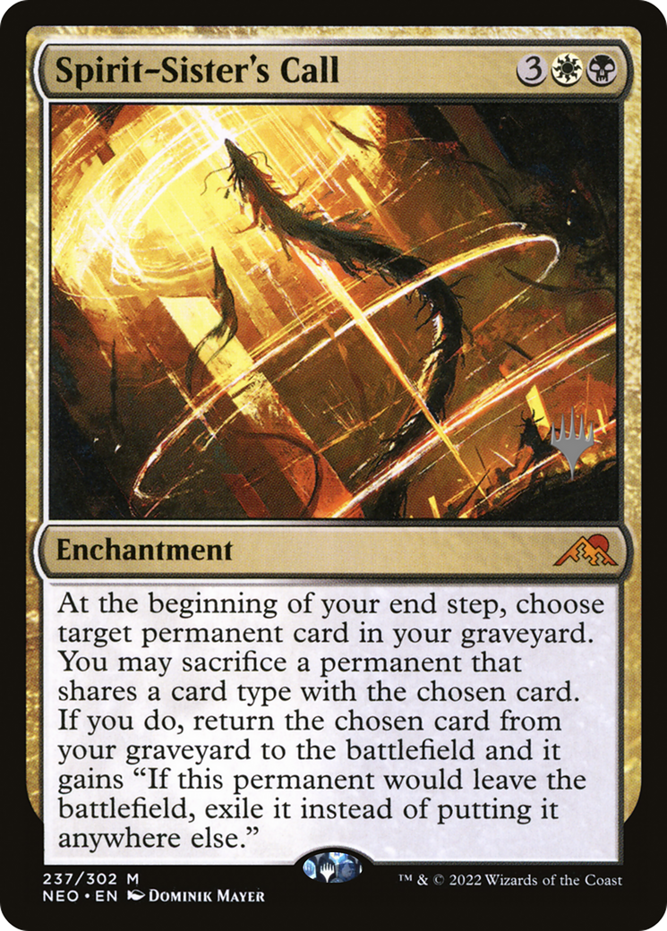 Spirit-Sister's Call (PPNEO-237P) - Kamigawa: Neon Dynasty Promos