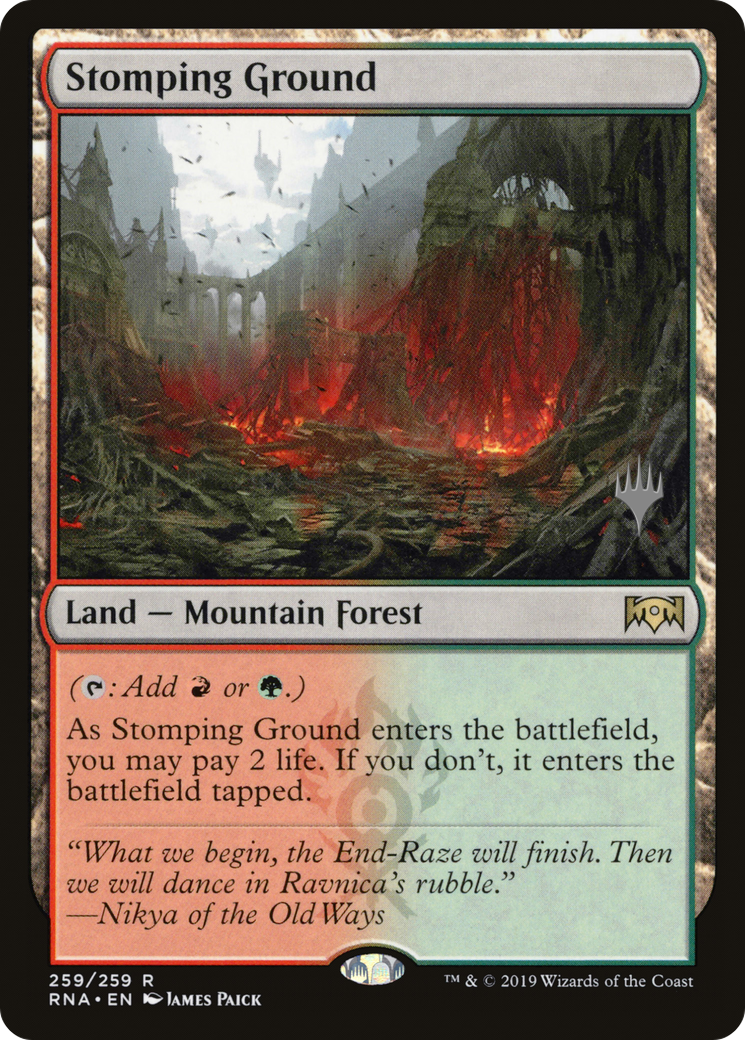 Stomping Ground (PPELD-259P) - Ravnica Allegiance Promos Foil