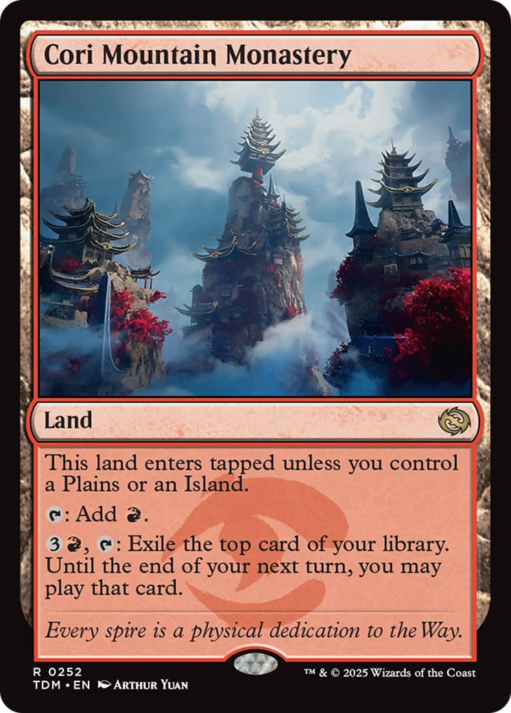 Cori Mountain Monastery (TDM-252) - Tarkir: Dragonstorm Foil