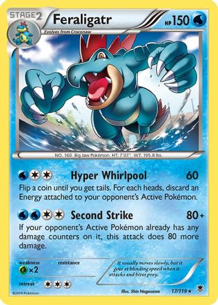 Feraligatr 017/119 - XY Phantom Forces Holofoil