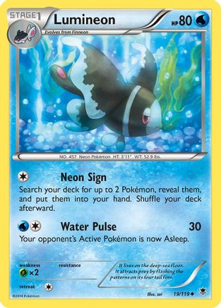 Lumineon 019/119 - XY Phantom Forces