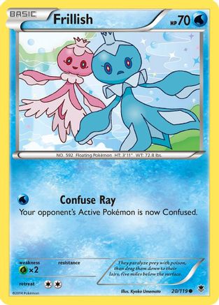 Frillish 020/119 - XY Phantom Forces Reverse Holofoil