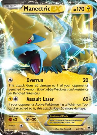 Manectric EX 023/119 - XY Phantom Forces Holofoil