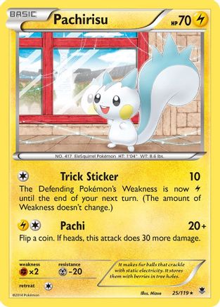 Pachirisu 025/119 - XY Phantom Forces
