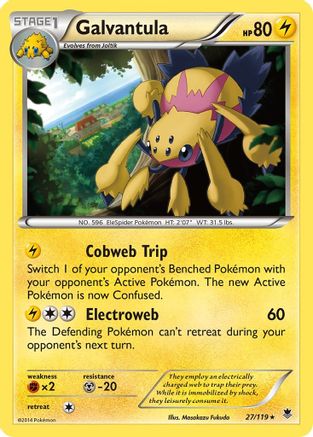Galvantula 027/119 - XY Phantom Forces