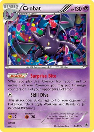 Crobat 033/119 - XY Phantom Forces
