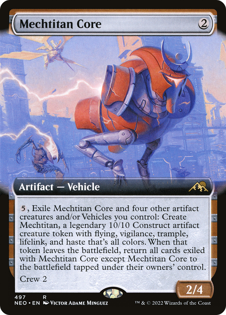 Mechtitan Core (NEO-497) - Kamigawa: Neon Dynasty: (Extended Art)