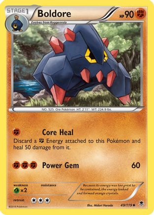 Boldore 049/119 - XY Phantom Forces