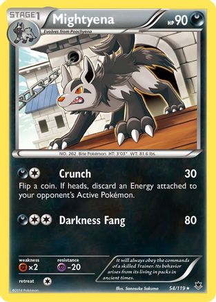 Mightyena 054/119 - XY Phantom Forces