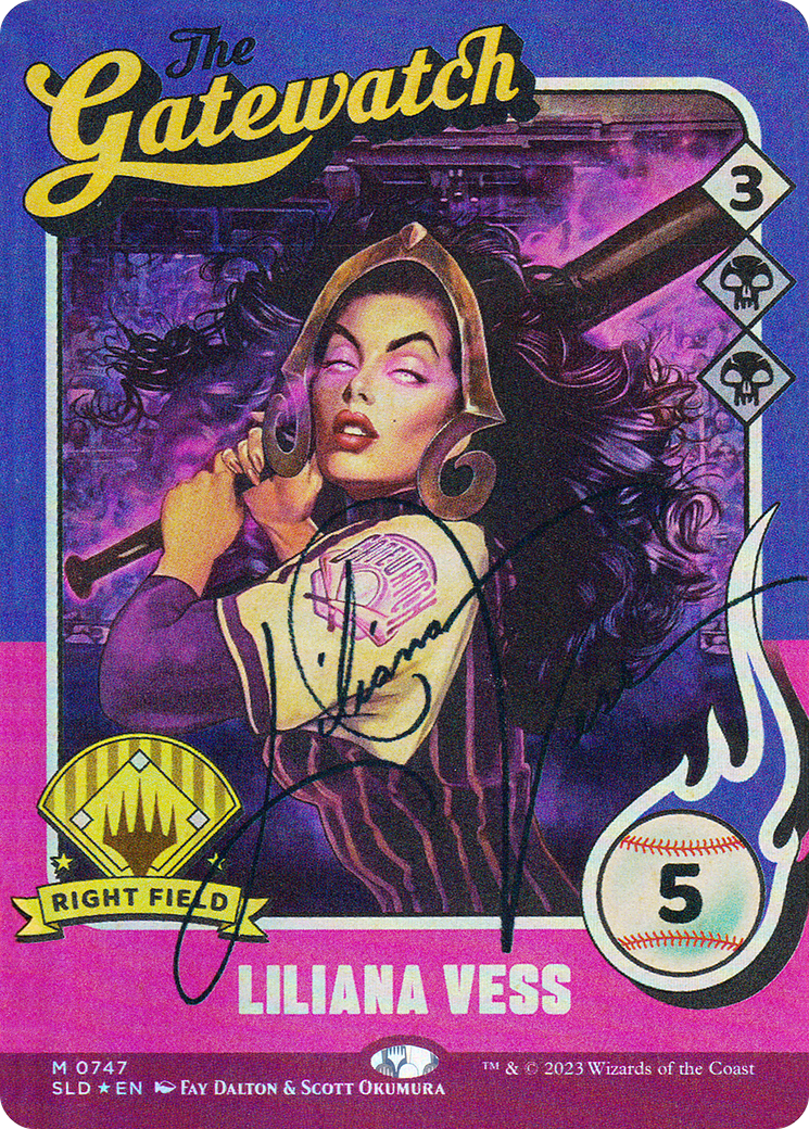 Liliana Vess // Liliana Vess (SLD-747) - Secret Lair Drop: (Full Art) (Borderless) Foil