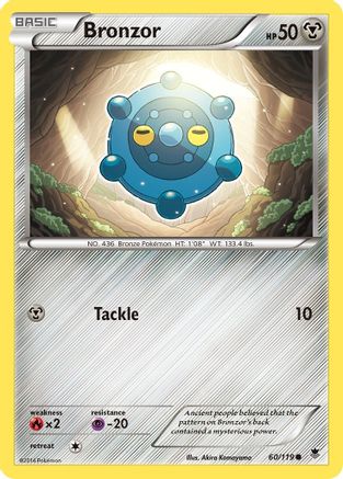 Bronzor 060/119 - XY Phantom Forces Reverse Holofoil