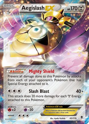 Aegislash EX 065/119 - XY Phantom Forces Holofoil