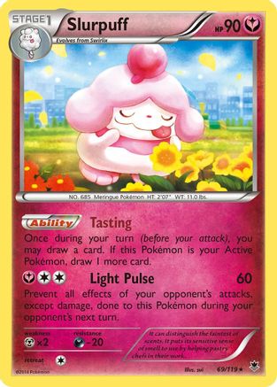 Slurpuff 069/119 - XY Phantom Forces Reverse Holofoil
