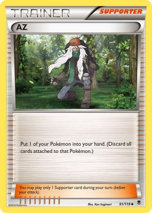 AZ 091/null - XY Phantom Forces Reverse Holofoil