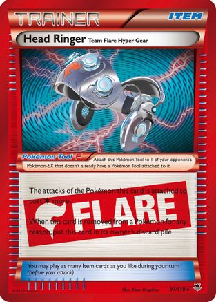 Head Ringer 097/119 - XY Phantom Forces - Holofoil
