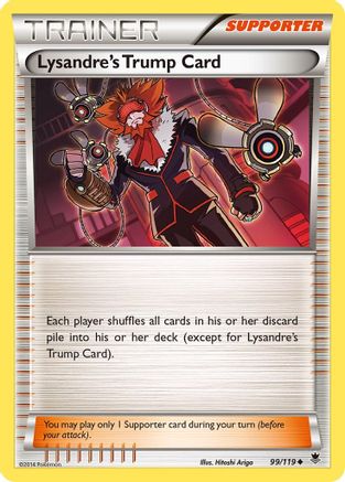 Lysandre's Trump Card 099/119 - XY Phantom Forces Reverse Holofoil