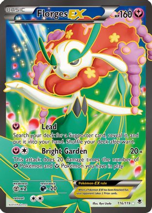 Florges EX (Full Art) 116/119 - XY Phantom Forces Holofoil