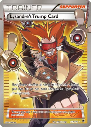 Lysandre's Trump Card (Full Art) 118/119 - XY Phantom Forces Holofoil