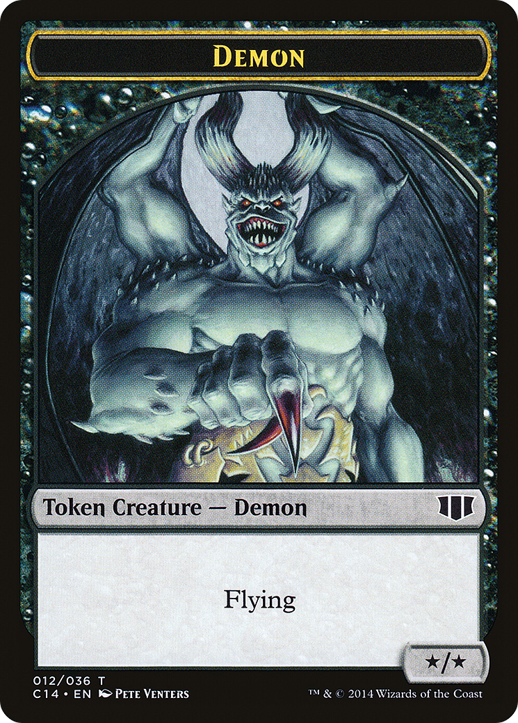 Demon (C14-012) - Commander 2014 Tokens