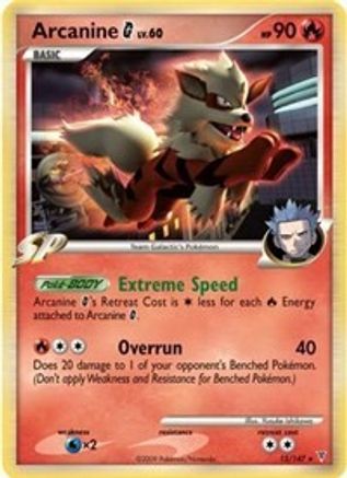 Arcanine G 015/147 - Deck Exclusives Holofoil