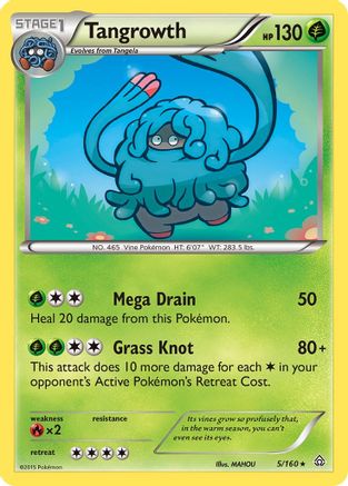 Tangrowth 005/160 - XY Primal Clash Reverse Holofoil
