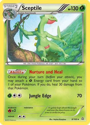 Sceptile 008/160 - XY Primal Clash