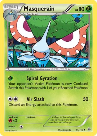 Masquerain 014/160 - XY Primal Clash