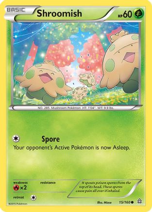 Shroomish 015/160 - XY Primal Clash