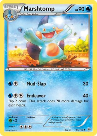 Marshtomp 034/160 - XY Primal Clash