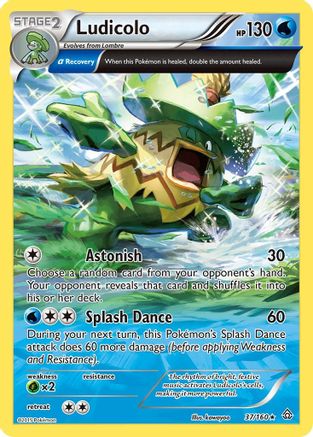 Ludicolo (Alpha) 037/160 - XY Primal Clash
