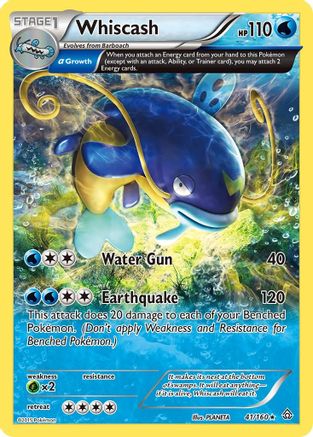 Whiscash (Alpha) 041/160 - XY Primal Clash