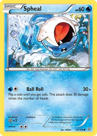 Spheal 045/160 - XY Primal Clash