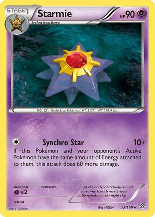 Starmie 073/160 - XY Primal Clash Reverse Holofoil