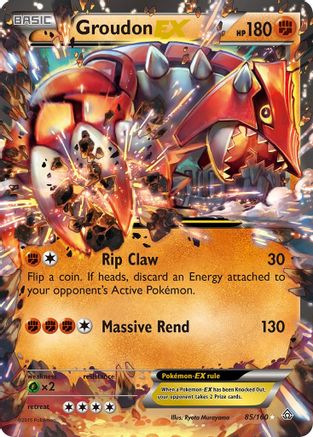 Groudon EX 085/160 - XY Primal Clash Holofoil