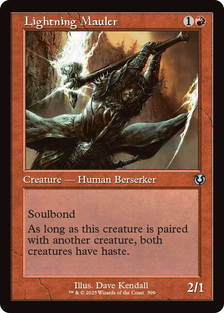 Lightning Mauler (Retro Frame) (INR-399) - Innistrad Remastered Foil