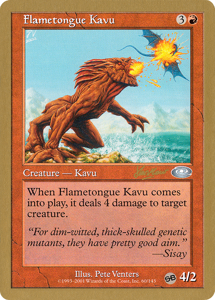 Flametongue Kavu (WCD-SHH60SB) - World Championship Decks 2002