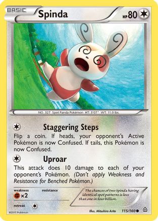 Spinda 115/160 - XY Primal Clash Reverse Holofoil