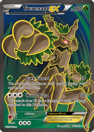 Trevenant EX (Full Art) 145/160 - XY Primal Clash Holofoil