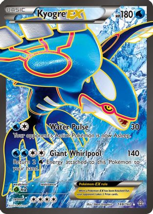 Kyogre EX (Full Art) 148/160 - XY Primal Clash Holofoil