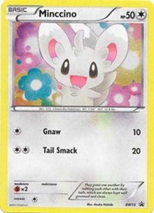 Minccino (Cracked Ice Holo) BW13 - Black and White Promos Holofoil