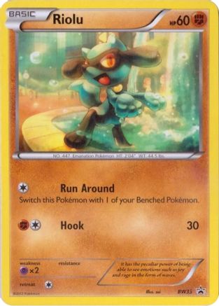Riolu BW33/101 - Black and White Promos
