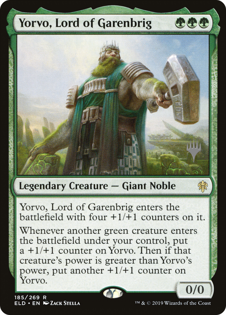 Yorvo, Lord of Garenbrig (PPELD-185P) - Throne of Eldraine Promos Foil