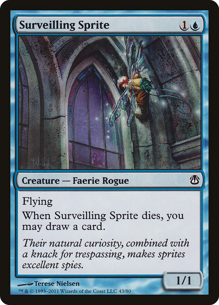 Surveilling Sprite (DDH-043) - Duel Decks: Ajani vs. Nicol Bolas