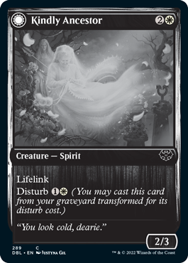 Kindly Ancestor // Ancestor's Embrace (DBL-289) - Innistrad: Double Feature: (Double Faced Transform) Foil