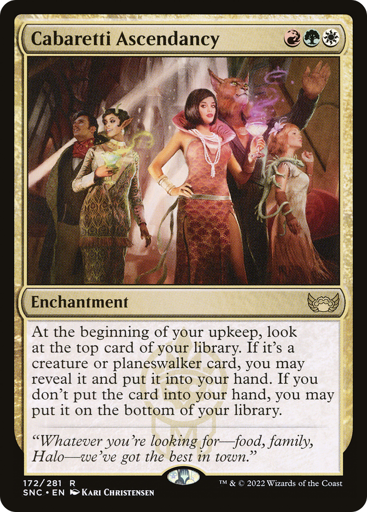 Cabaretti Ascendancy (SNC-172) - Streets of New Capenna Foil