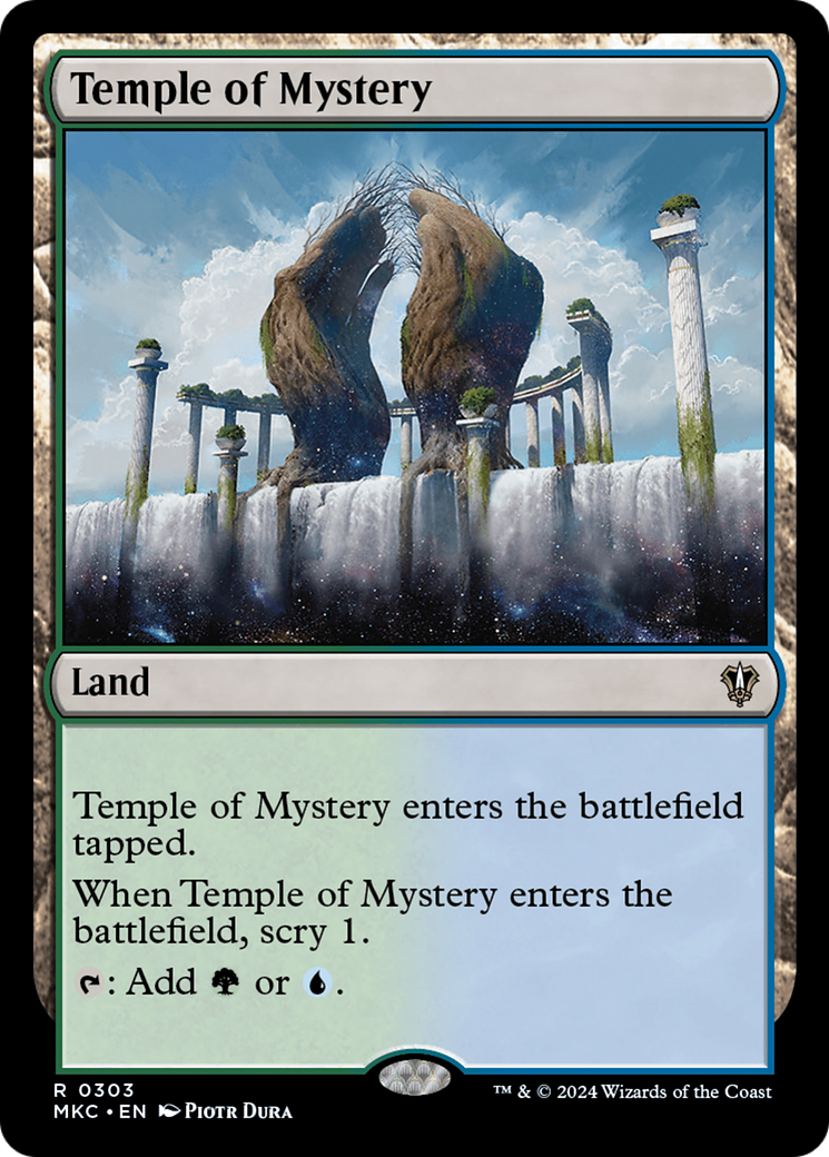 Temple of Mystery (MKC-303) - Murders at Karlov Manor Commander