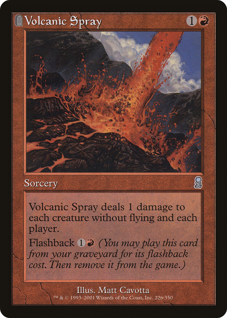 Volcanic Spray (ODY-226) - Odyssey: (tombstone) Foil