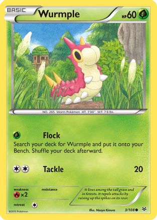 Wurmple 003/108 - XY Roaring Skies